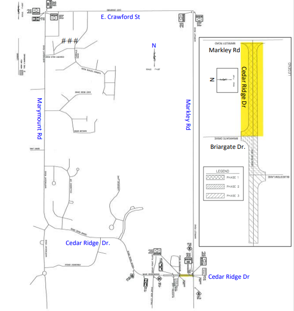 CEDAR RIDGE DRIVE PAVEMENT IMPROVEMENTS - News Image